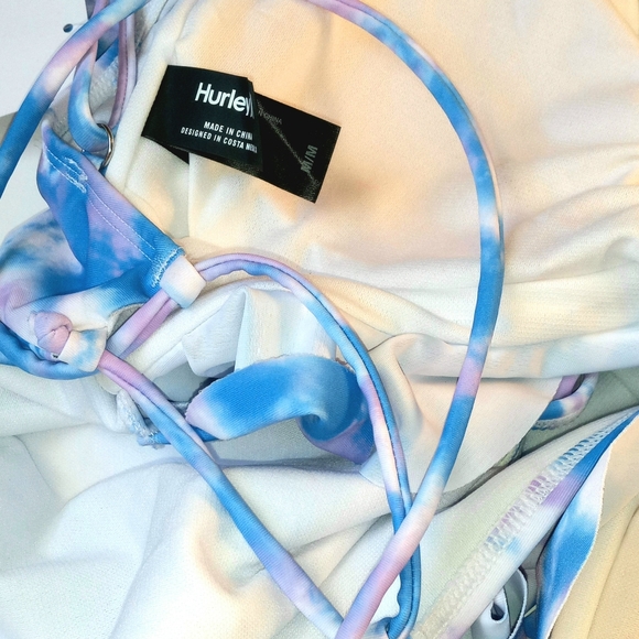 Hurley Purple/Blue Tie Dye One Piece Swim Suit / SIZE M - NWT - Picture 6 of 9